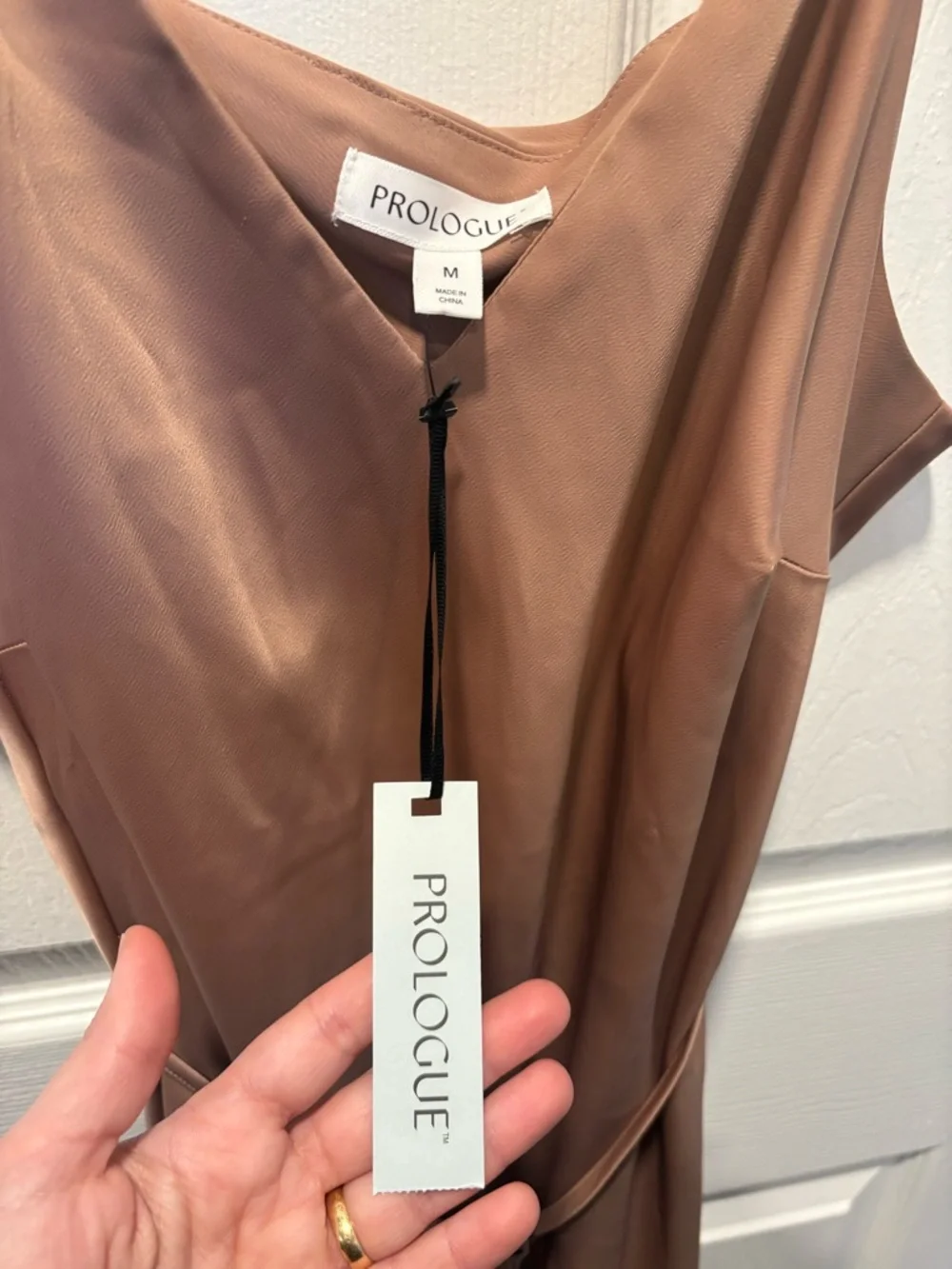 Prologue Satin Cowl-Neck Maxi Dress - Picture 7 of 7